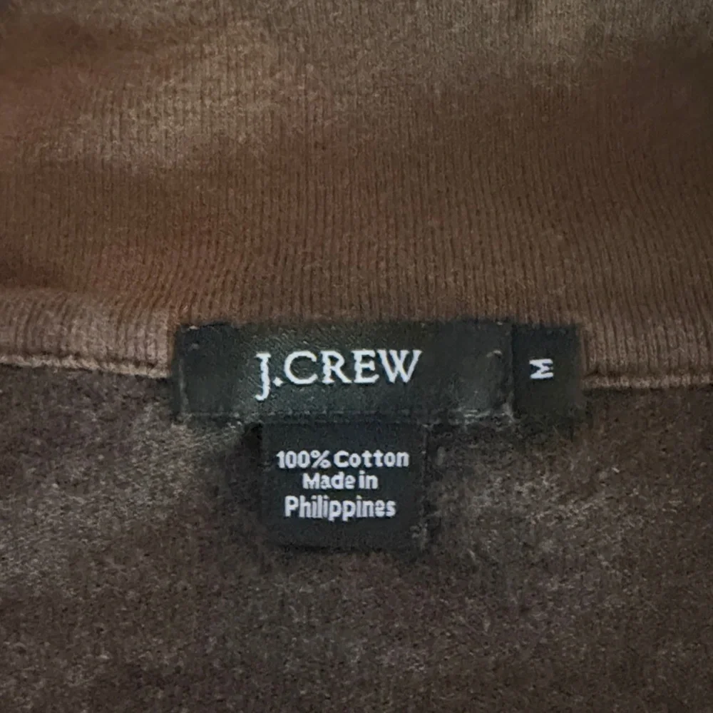 J. Crew Men's Dark Green Zip-Up Sweater